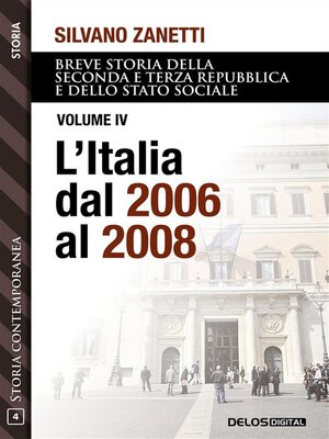 cover image of L'Italia dal 2006 al 2008